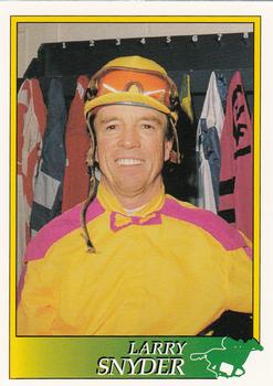 1993 Jockey Star #156 Larry Snyder Front